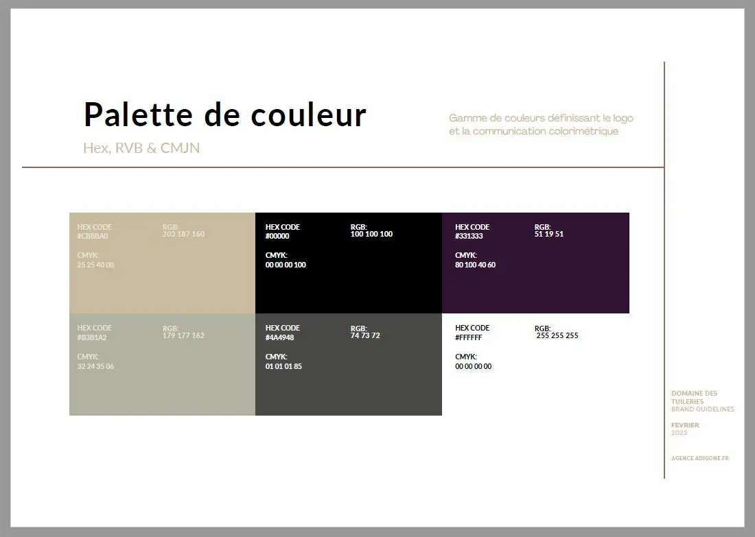 Branding de marque - Charte graphique